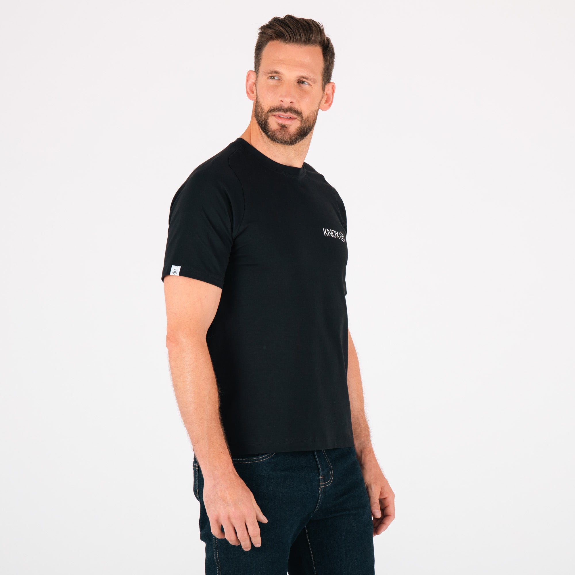 Knox Illusion Strip T-Shirt – Black