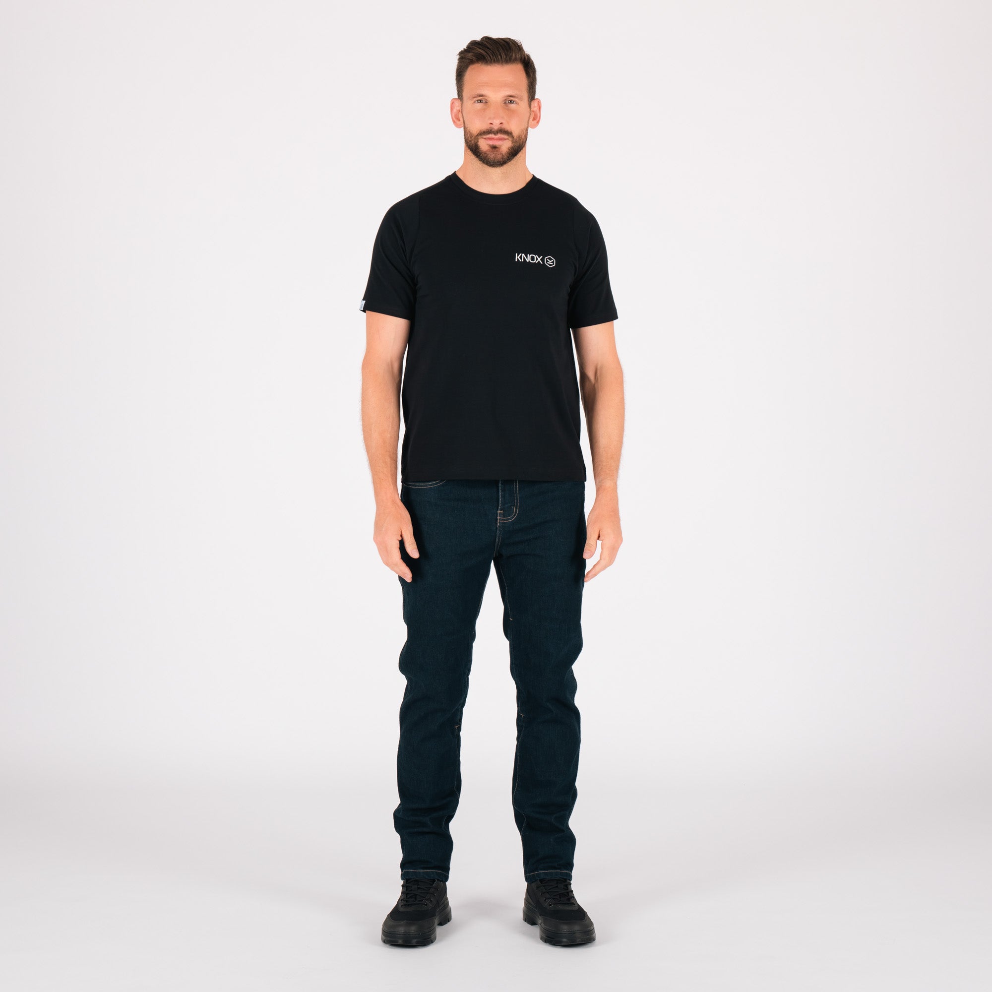 Knox Illusion Strip T-Shirt – Black