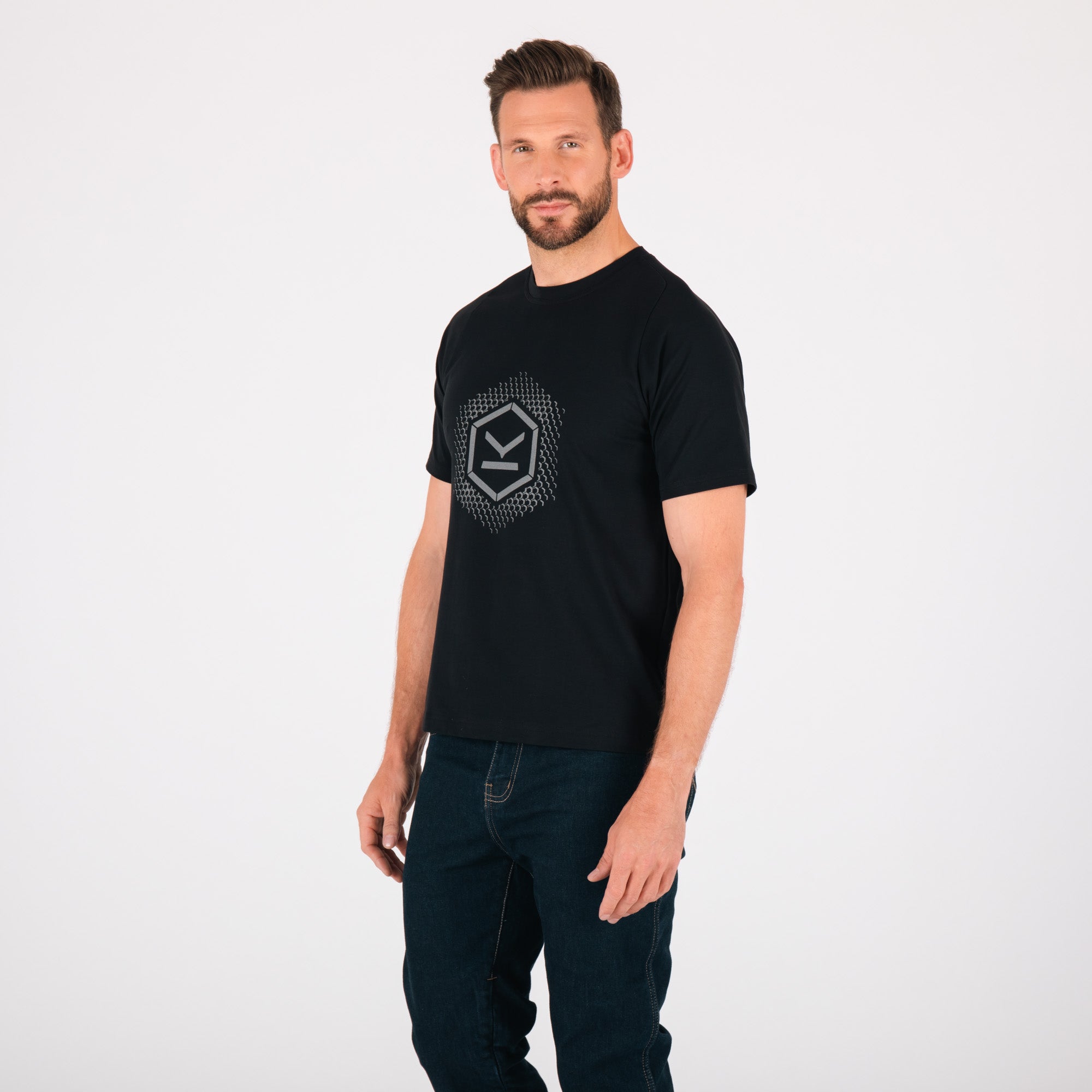 Knox Reflective T-Shirt Black