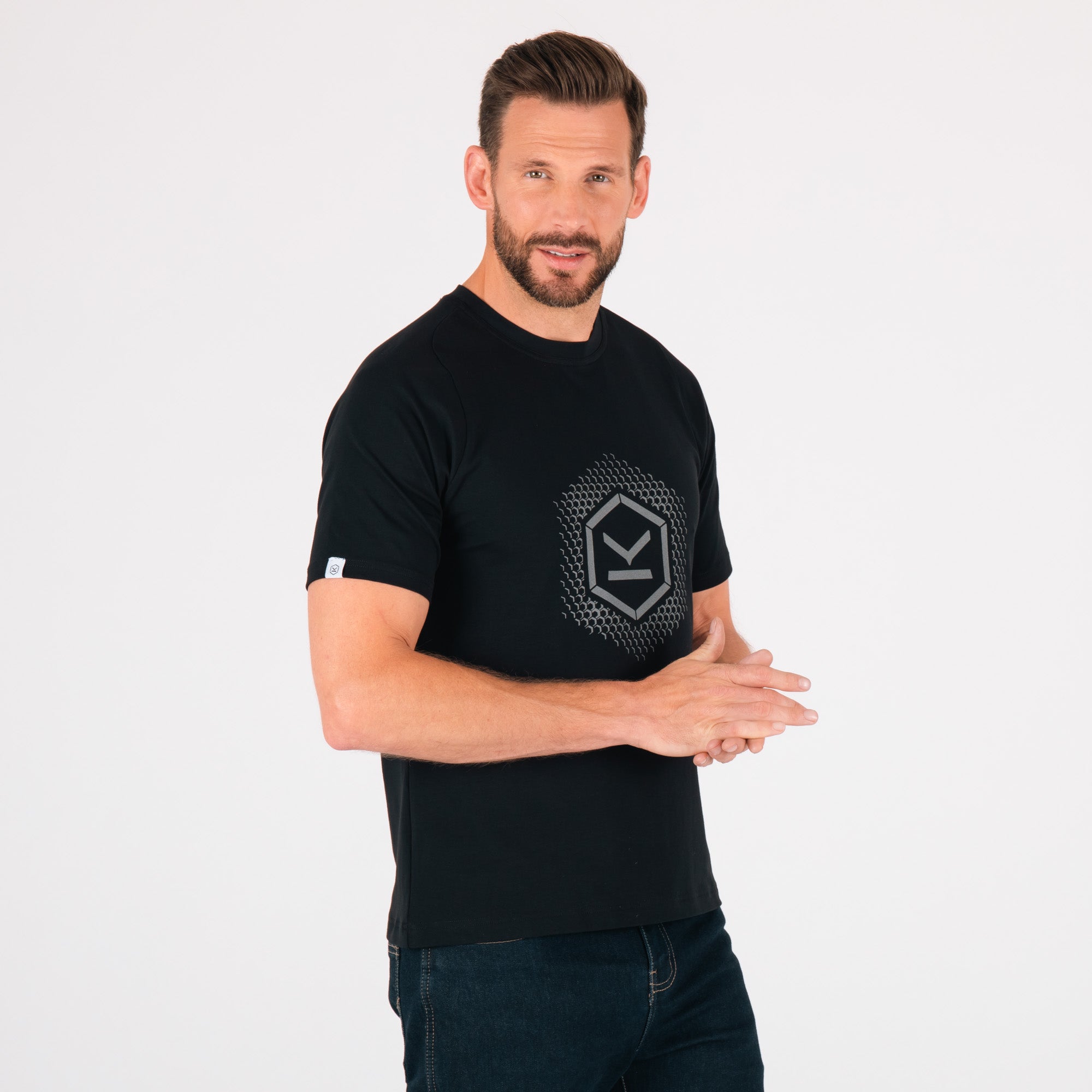 Knox Reflective T-Shirt Black