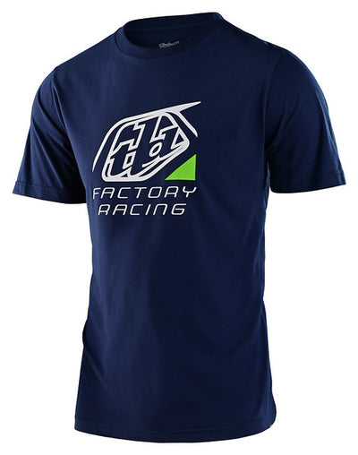 Troy Lee Design Factory Icon Short Sleeve Tee Navy