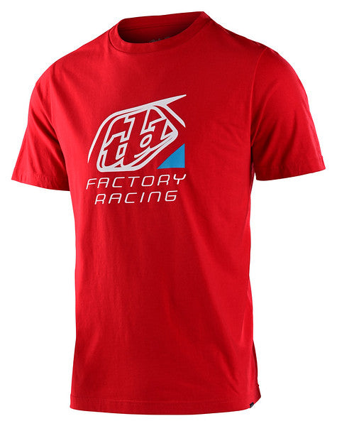 Troy Lee Design Factory Icon Short Sleeve Tee Red