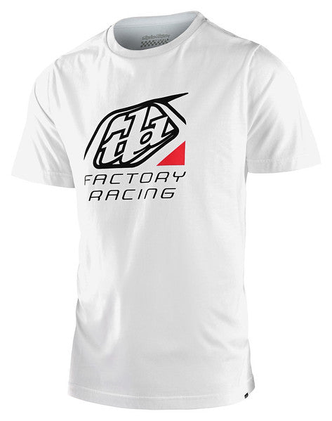 Troy Lee Design Factory Icon Short Sleeve Tee White