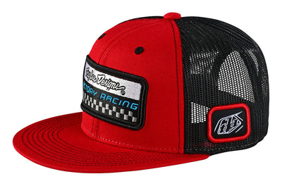 Troy Lee Design Pit Crew Snapback Hat Red