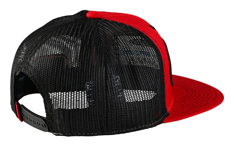Troy Lee Design Pit Crew Snapback Hat Red