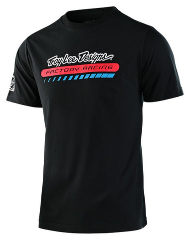 Troy Lee Design Factory Racing Short Sleeve Tee Black