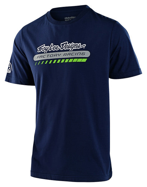 Troy Lee Design Factory Racing Short Sleeve Tee Navy