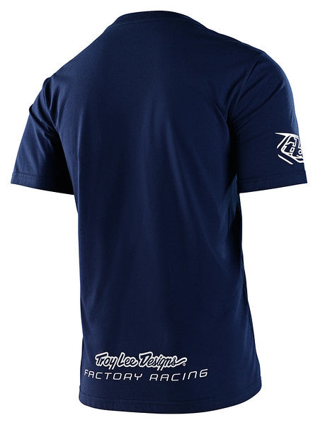 Troy Lee Design Factory Racing Short Sleeve Tee Navy