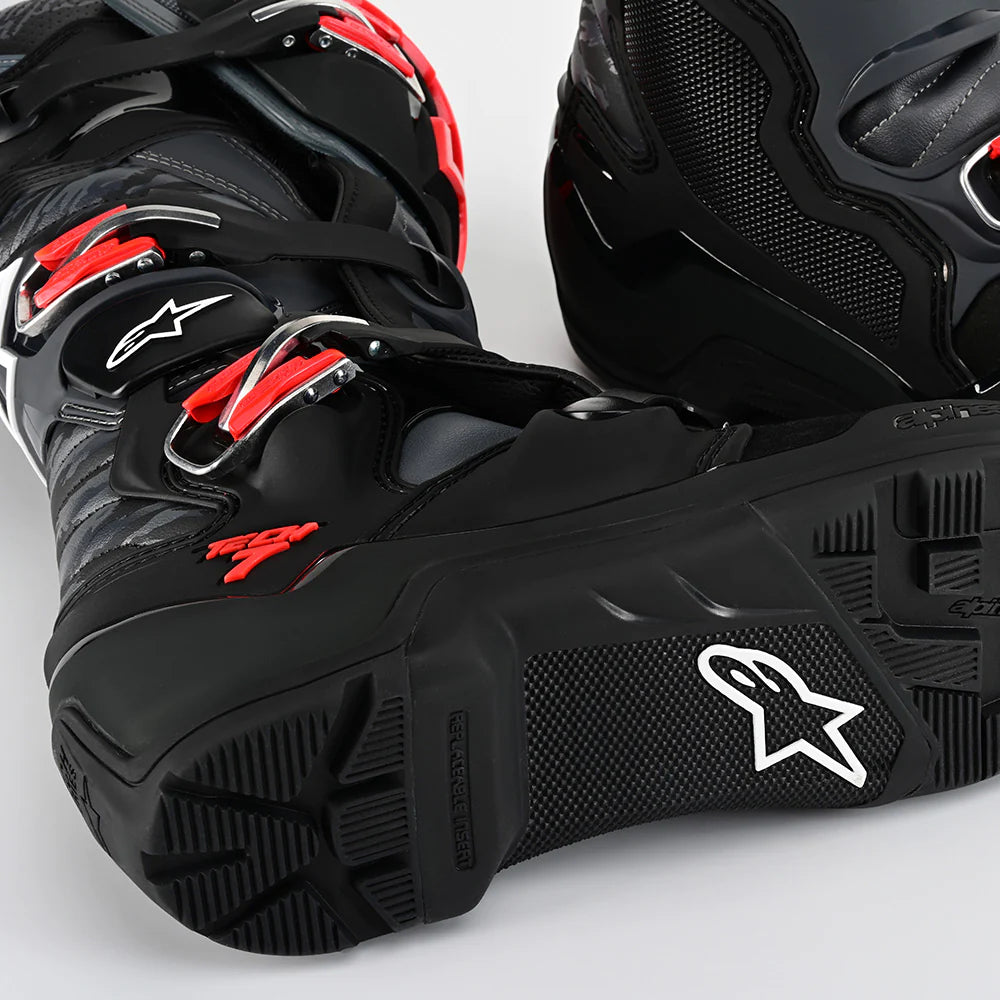 TLD x  Alpinestars Tech 7 Enduro Boot Solid Black / Gray Camo