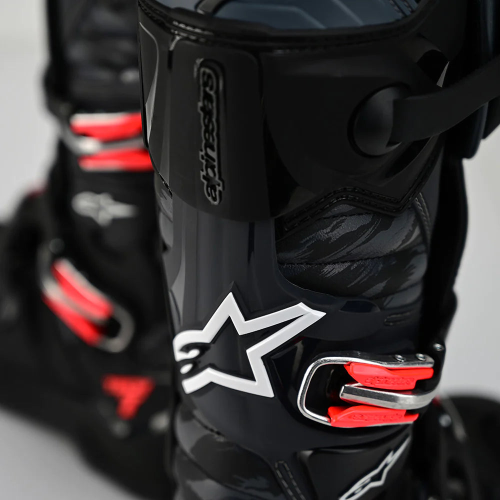 TLD x  Alpinestars Tech 7 Enduro Boot Solid Black / Gray Camo