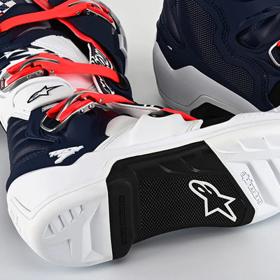 TLD x  Alpinestars Tech 7 MX Boot Solid White / Navy