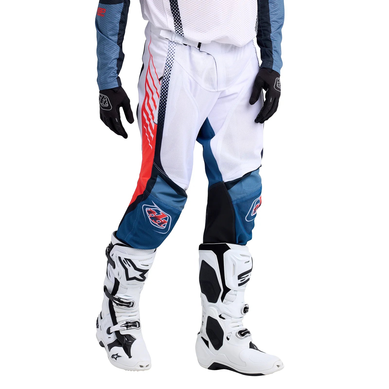 Troy Lee Designs GP Pro Air Pant Bands White / Indigo