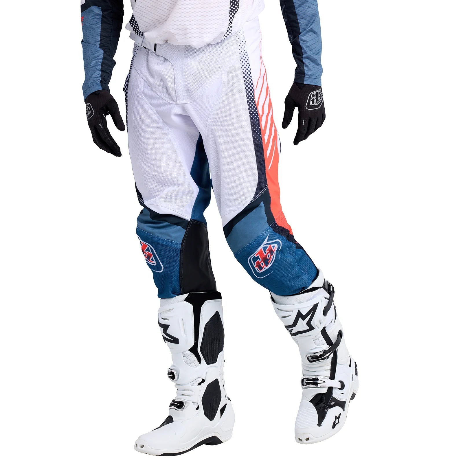 Troy Lee Designs GP Pro Air Pant Bands White / Indigo