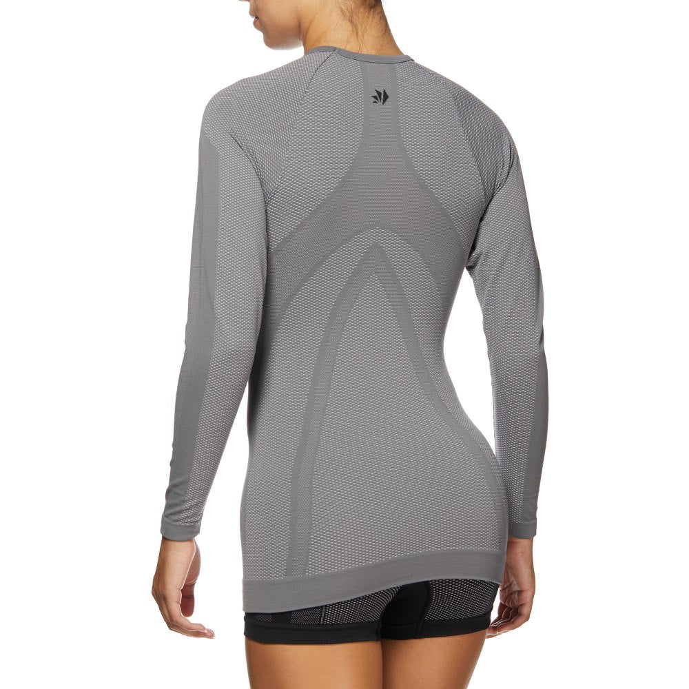 SIX2 Long-Sleeved Round Neck Jersey Dark Grey