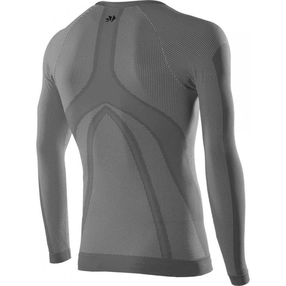 SIX2 Long-Sleeved Round Neck Jersey Dark Grey