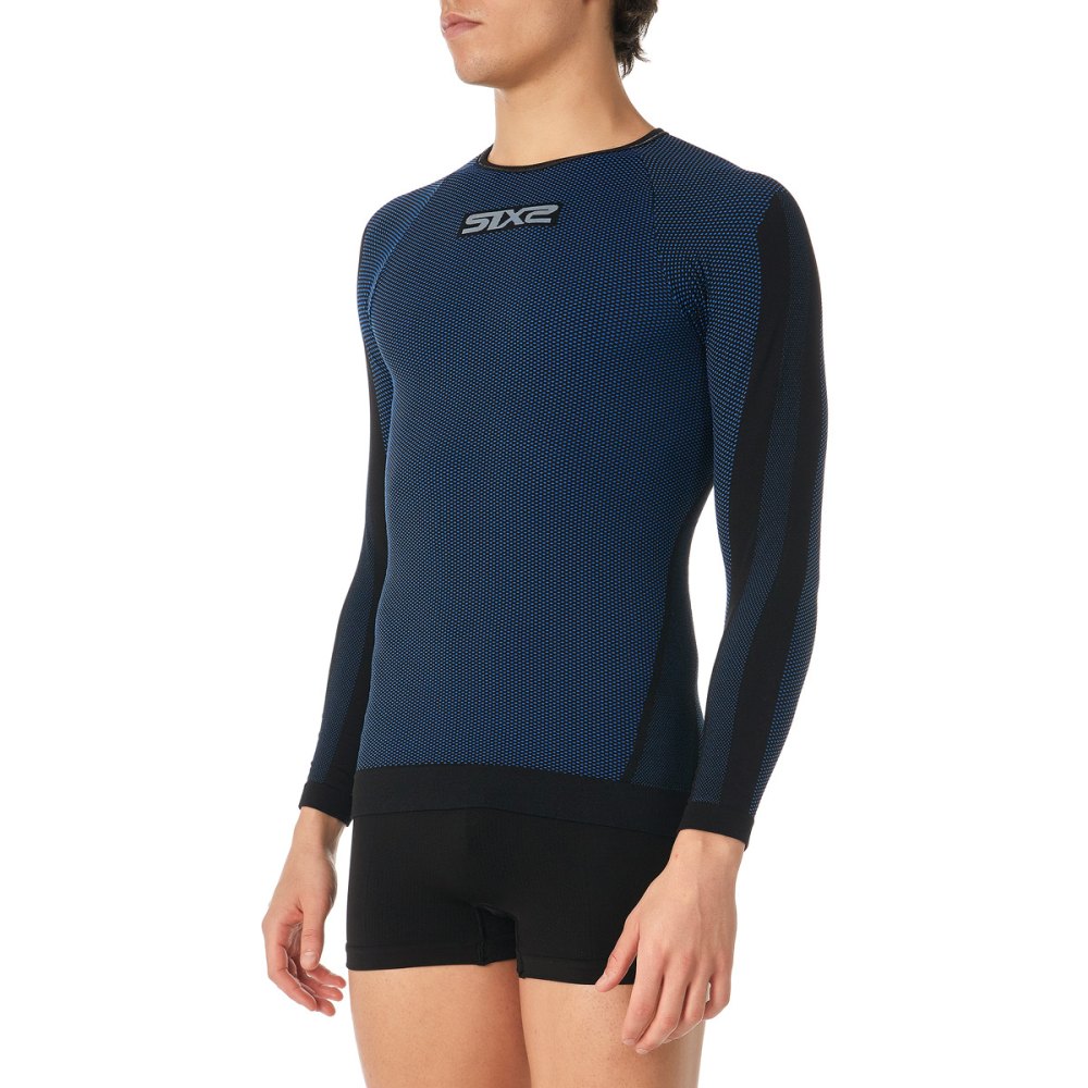 SIX2 Long-Sleeved Round Neck Jersey Dark Blue
