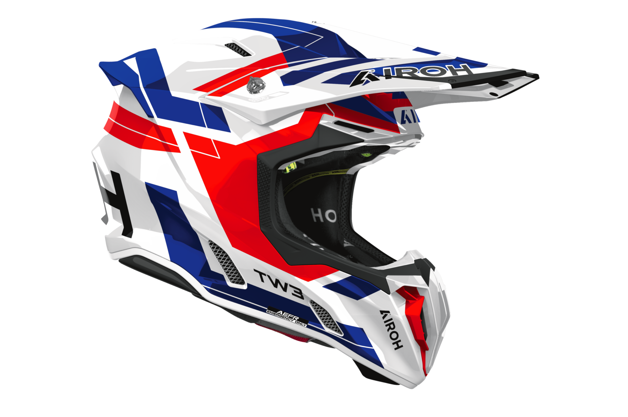 Airoh Twist 3 Dynasty Blue/Red Gloss Helmet