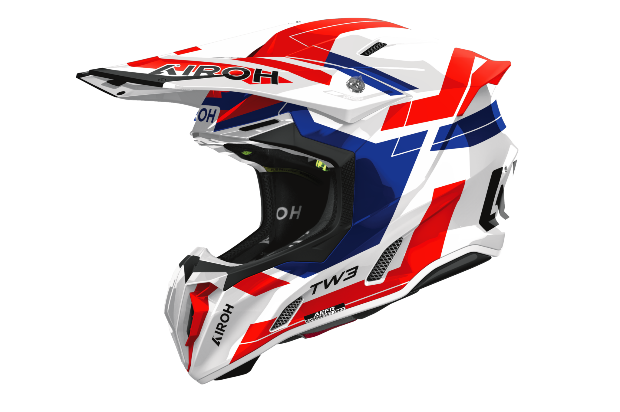 Airoh Twist 3 Dynasty Blue/Red Gloss Helmet