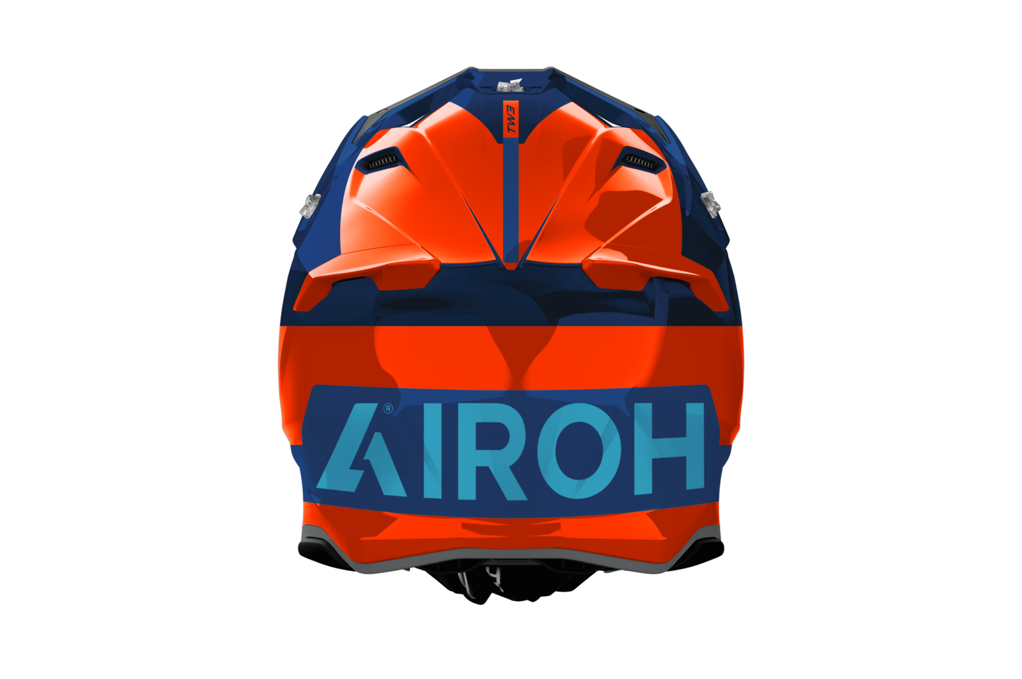 Airoh Twist 3 Fancy Orange/Blue Gloss Helmet
