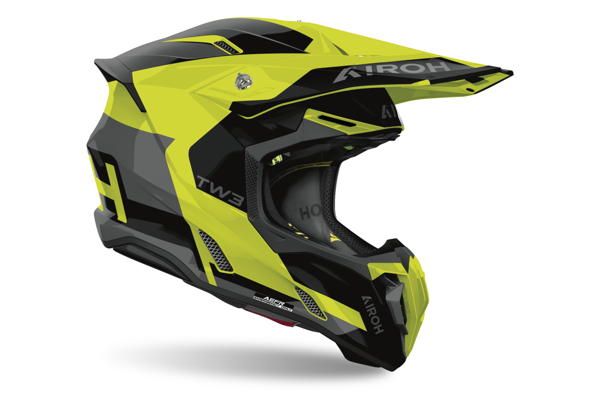 Airoh Twist 3 Fancy Yellow Gloss Helmet