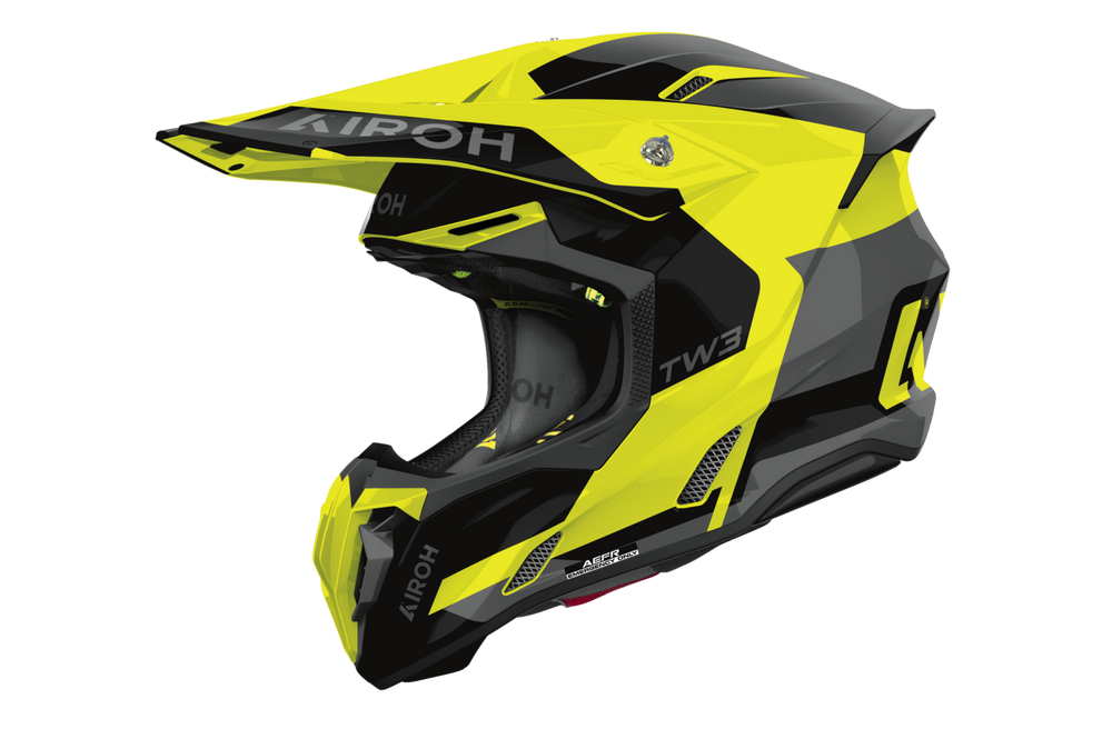 Airoh Twist 3 Fancy Yellow Gloss Helmet