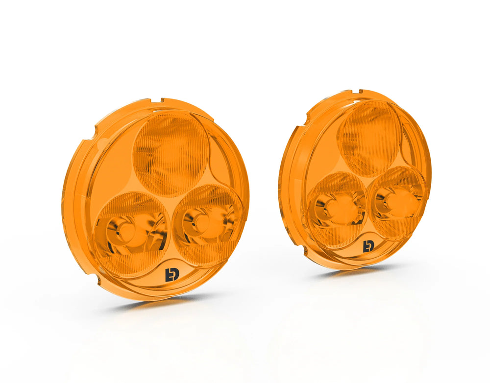 Denali Trioptic Lens Kit For D3 Lights – Amber [DNL.D3.10100]