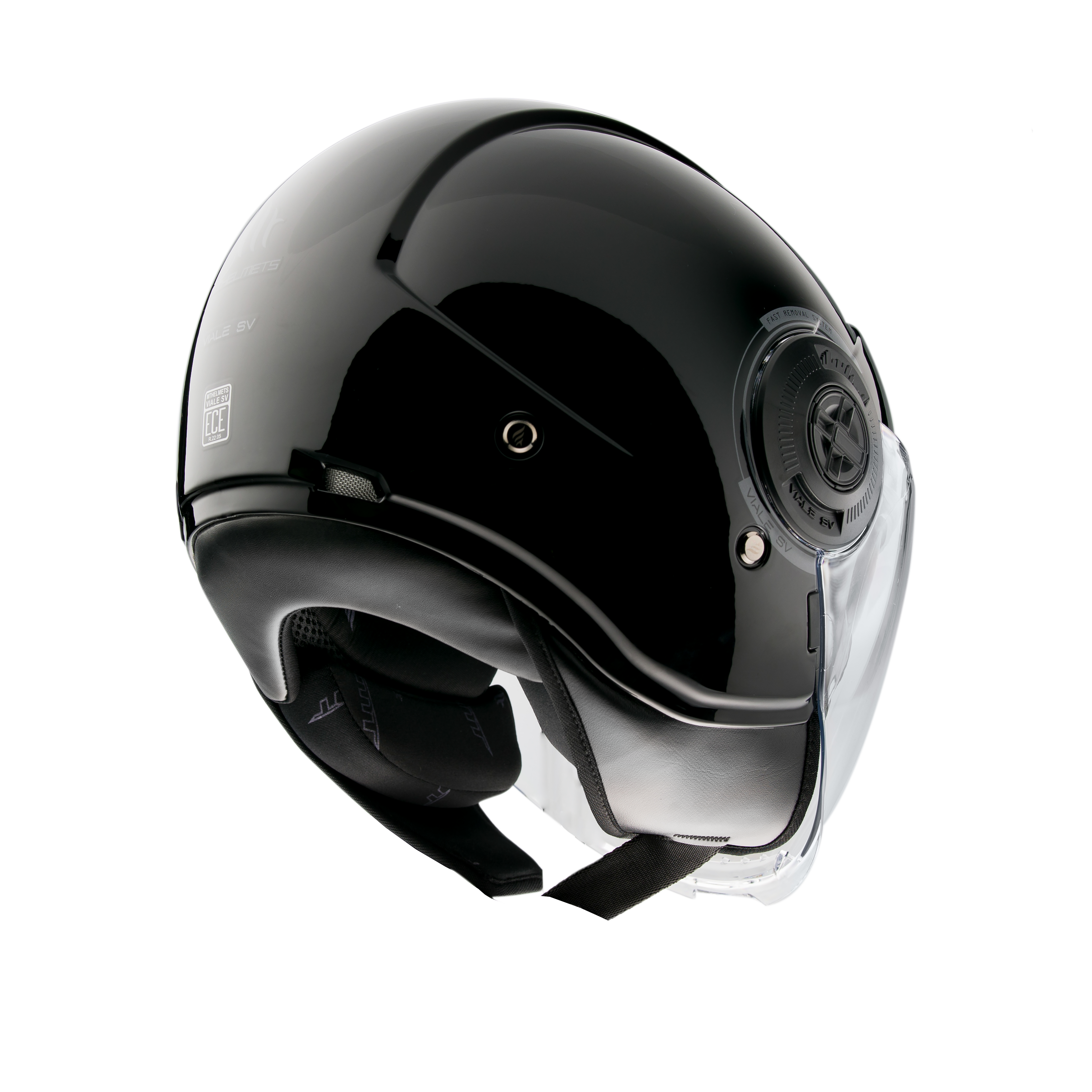 MT Helmets Viale SV Solid A1 Gloss Black Helmet
