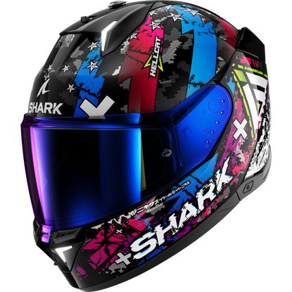 Shark Skwal I3 Hellcat Black/Blue Helmet (KUB)