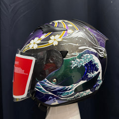 [Limited Edition] Astone DJR Helmet Koi Iridium Purple