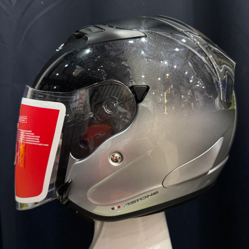 Astone DJR Helmet Two Tone Black/Sliver