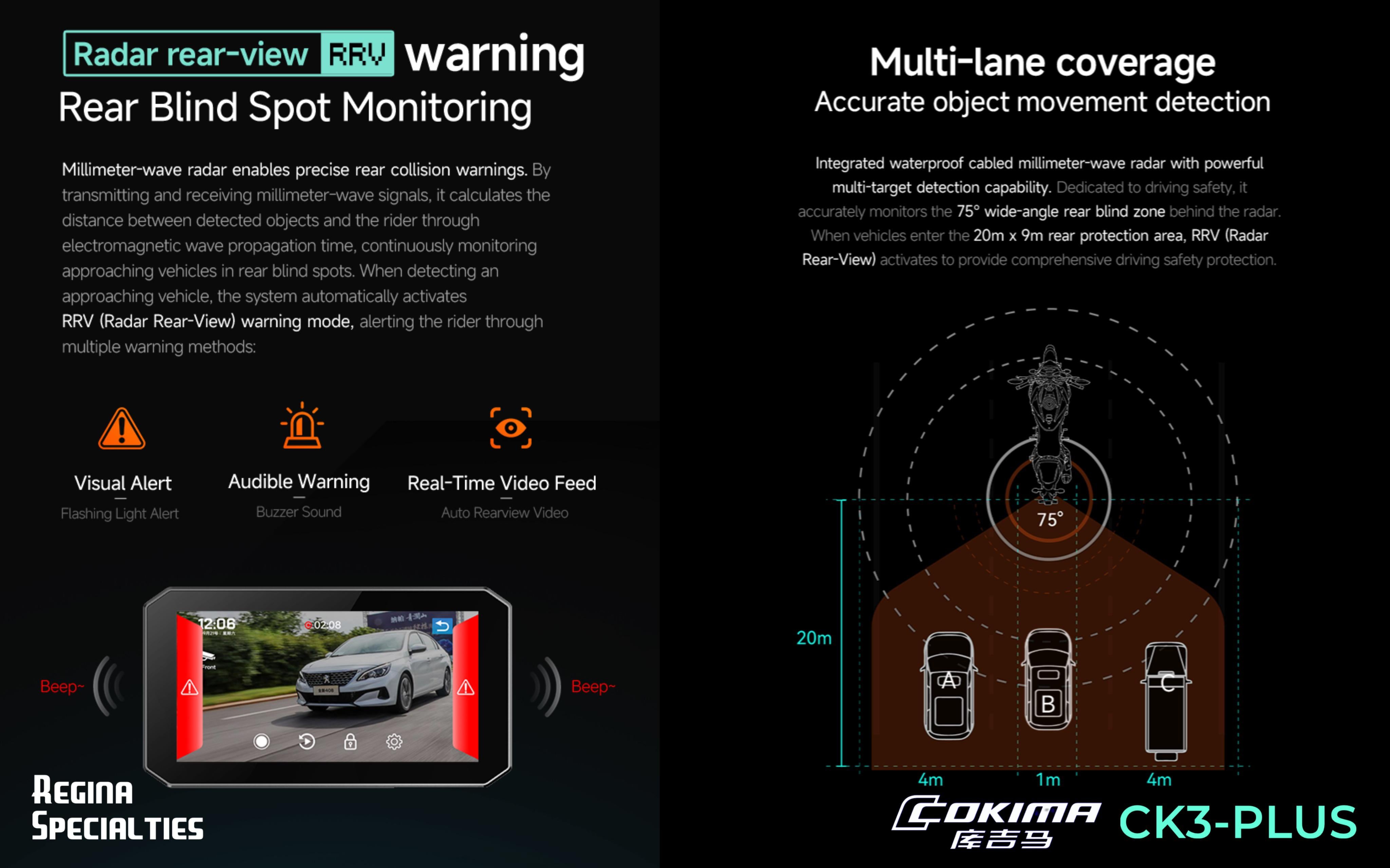 Cokima CK3-PLUS: Pathfinder MotoNav AI® Navigation System