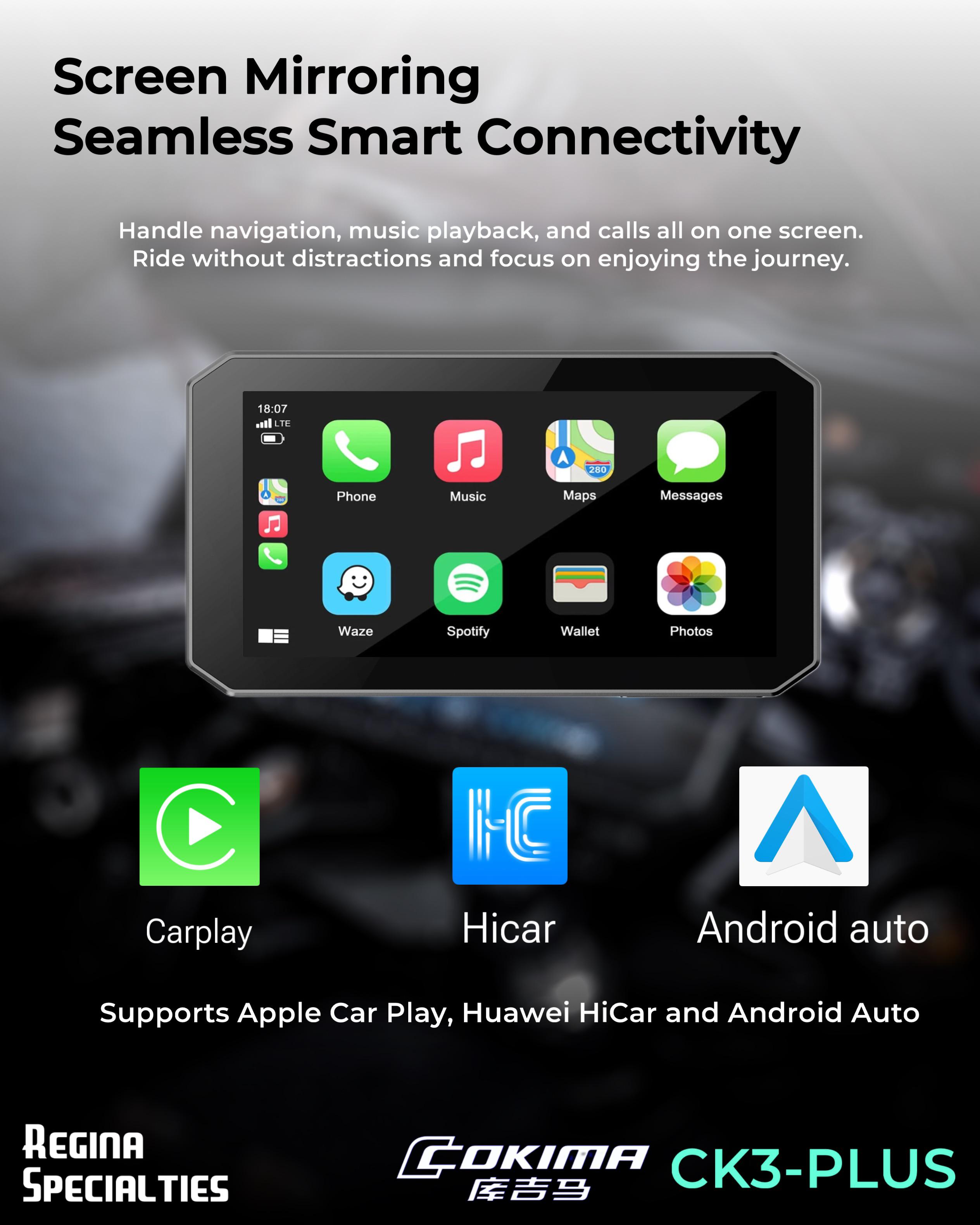 Cokima CK3-PLUS: Pathfinder MotoNav AI® Navigation System