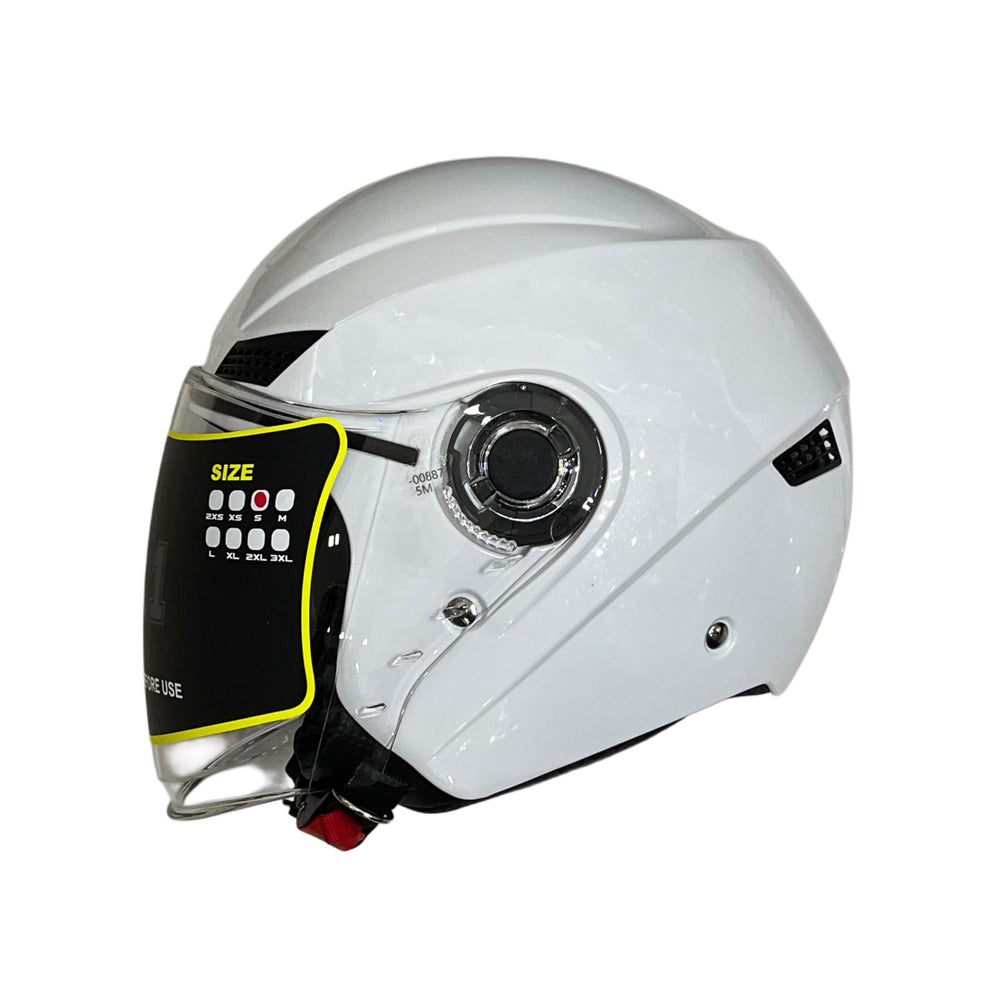 5M 1.1 Gloss White Helmet