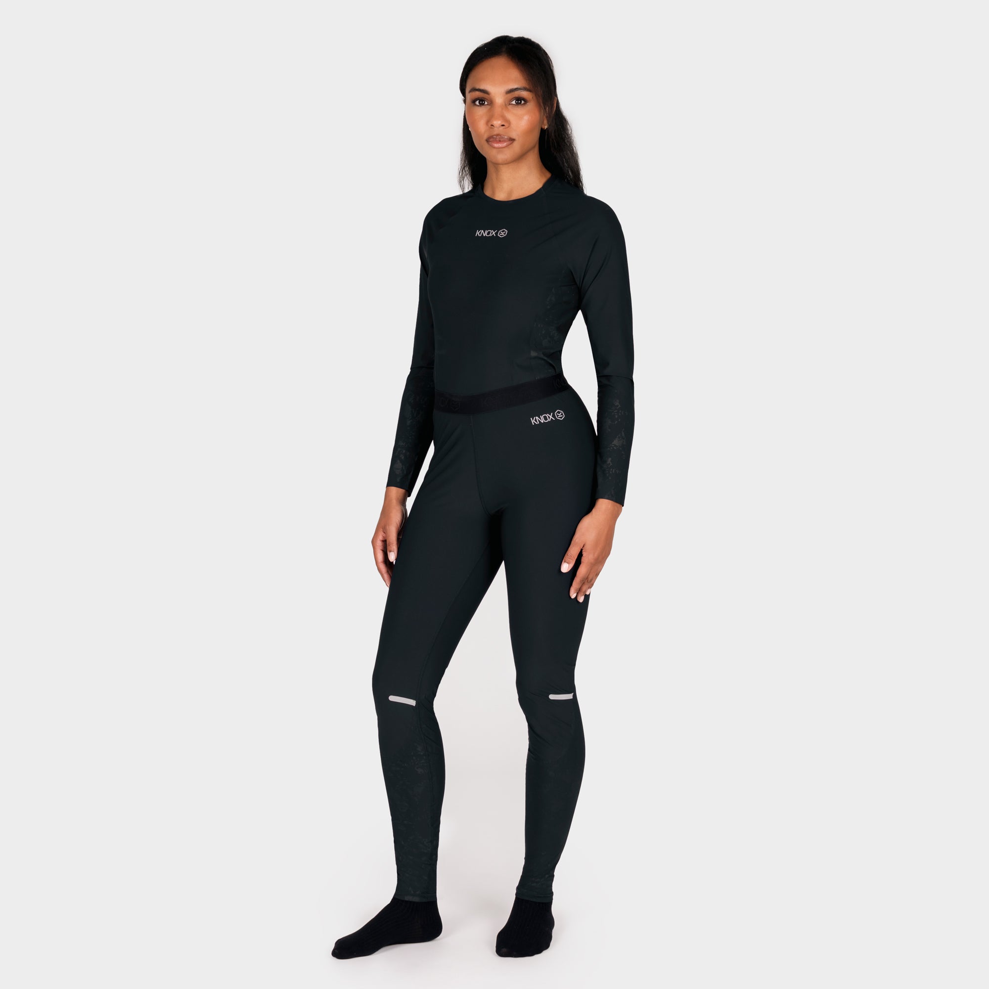 Knox Dual Active Unisex Base Layer Trousers – Black