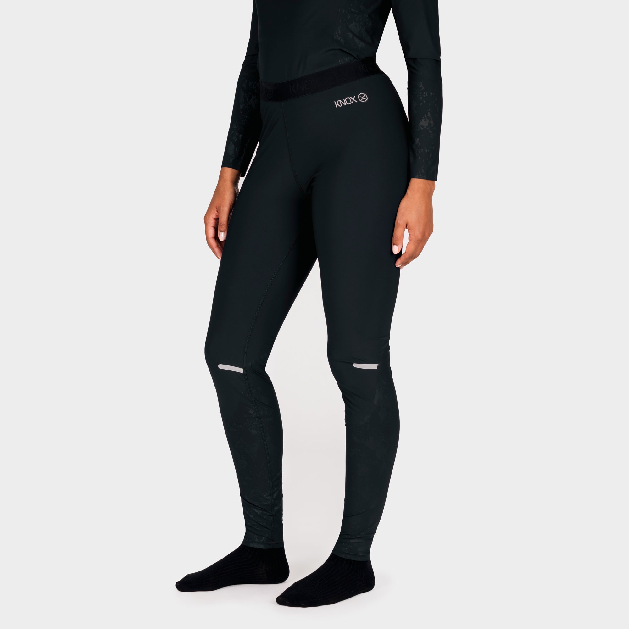 Knox Dual Active Unisex Base Layer Trousers – Black