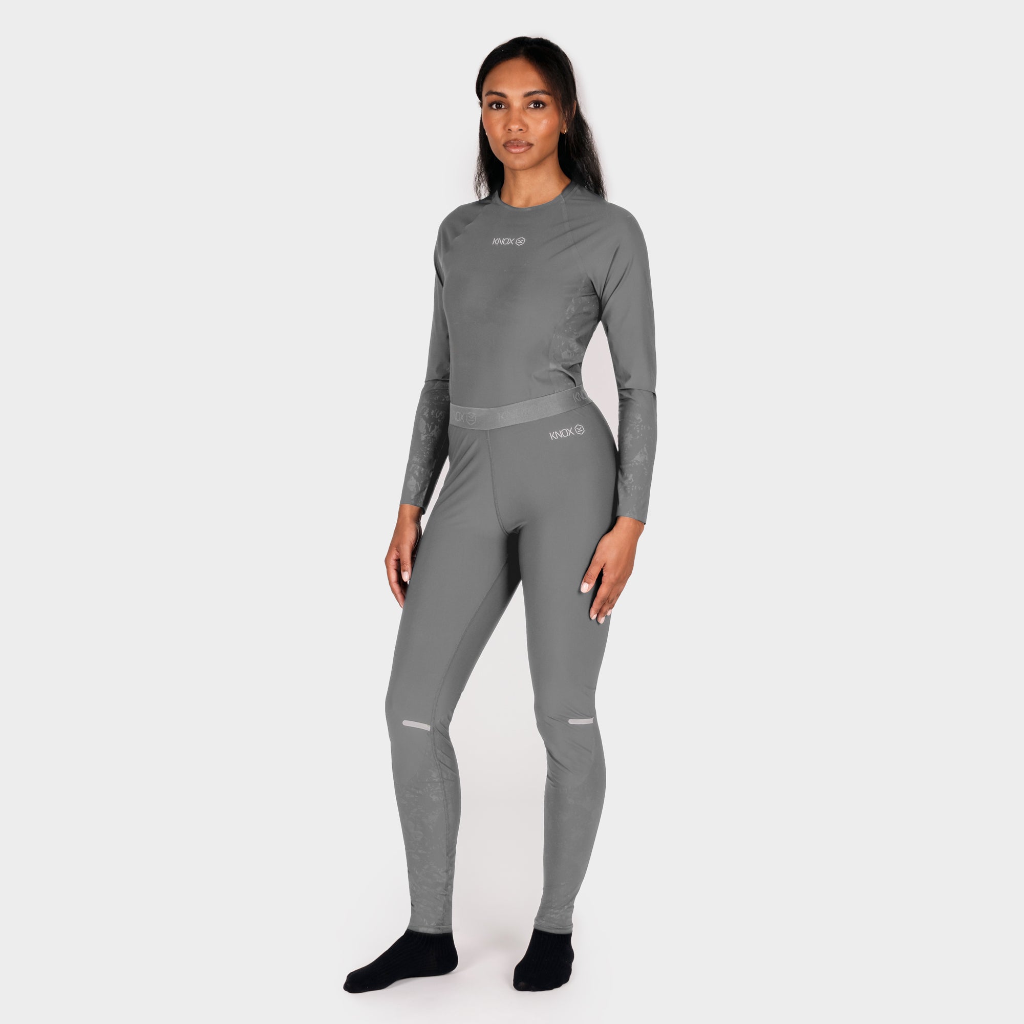 Knox Dual Active Unisex Base Layer Trousers – Grey