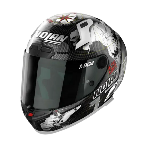 Nolan X-804 RS Ultra Carbon C.Checa-White Helmet 24