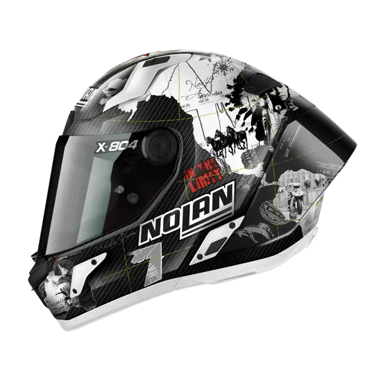 Nolan X-804 RS Ultra Carbon C.Checa-White Helmet 24