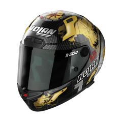 Nolan X-804 RS Ultra Carbon C.Checa-Gold Helmet 25