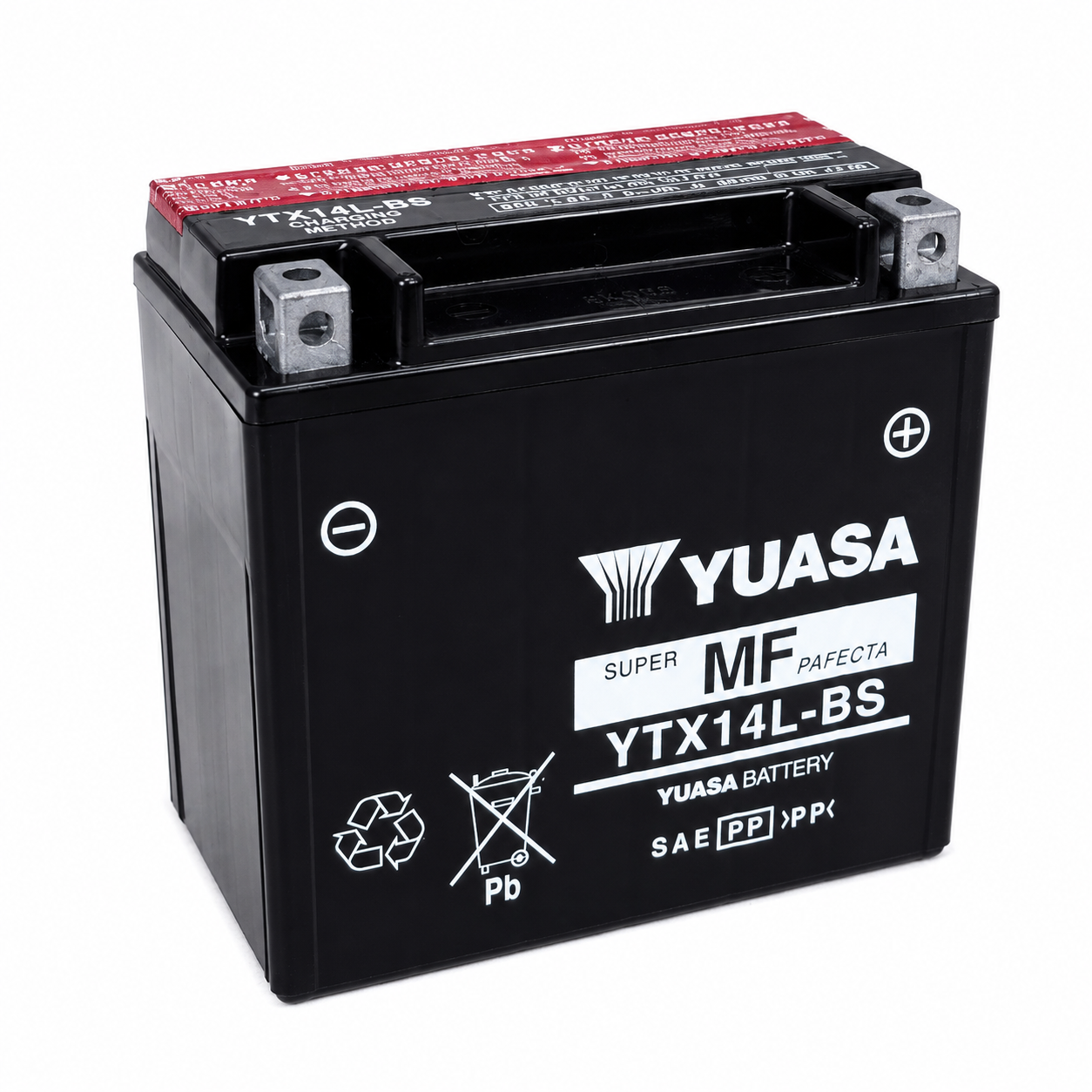 Yuasa YTX14L-BS Battery (Taiwan, w/ Acid Pack)