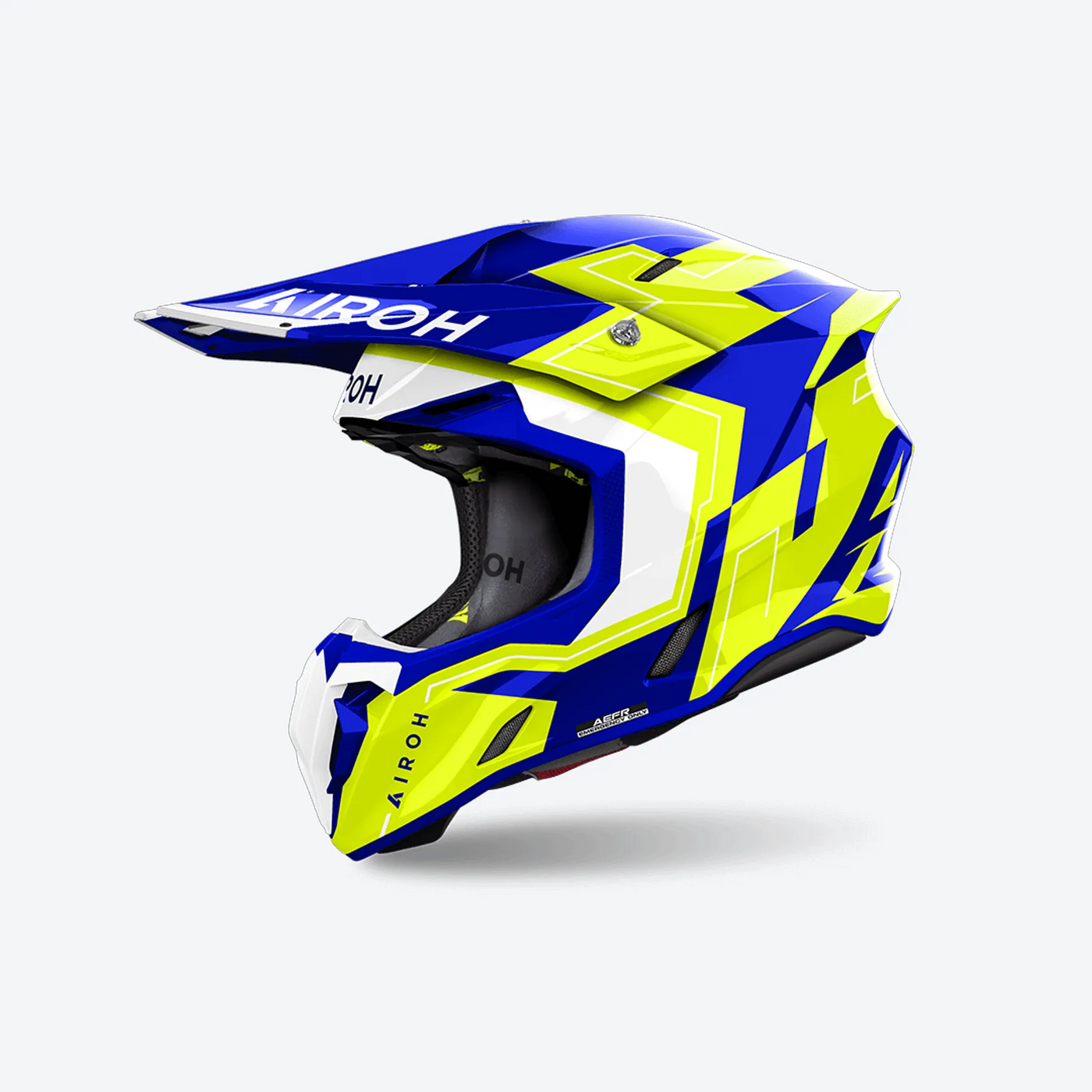 Airoh Twist 3 Dizzy Blue/Yellow Gloss Helmet