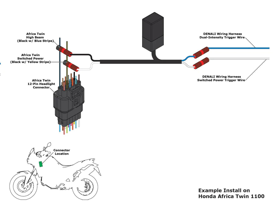 Denali Trigger Wizard - Universal High Beam Trigger for Ground Switched LED Headlights [DNL.WHS.20600]