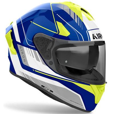 Airoh Spark 2 Chrono Blue/Yellow Gloss Helmet