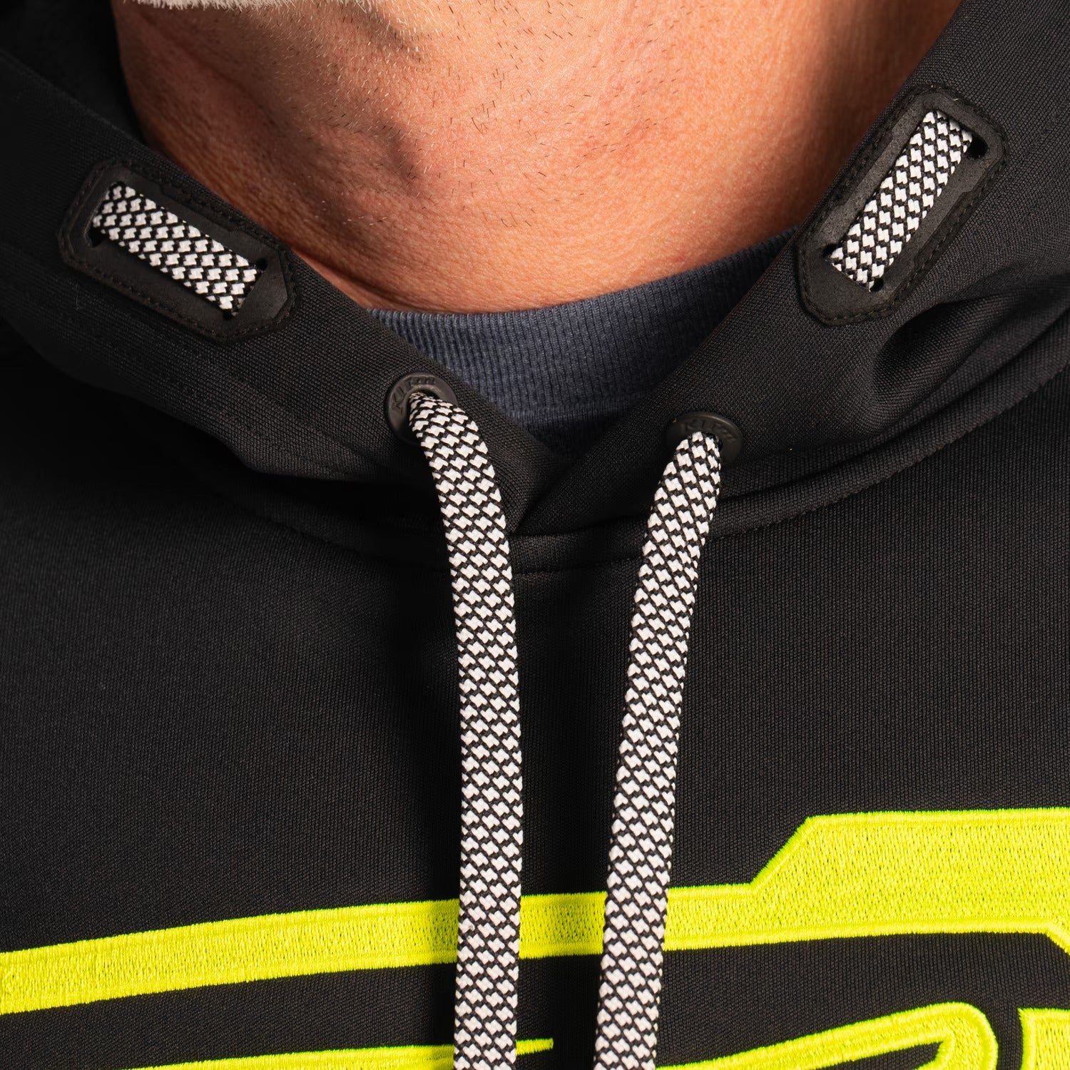Klim Zone Pullover Hoodie Black - Hi-Vis