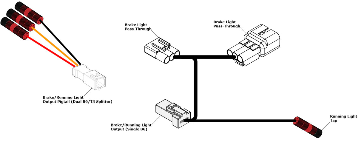 Denali Brake Light Wiring Adapter for Ducati DesertX [DNL.WHS.24000]