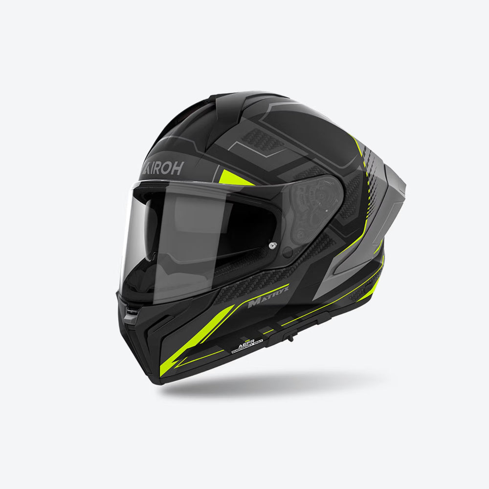 Airoh Matryx Rocket Yellow Matt Helmet