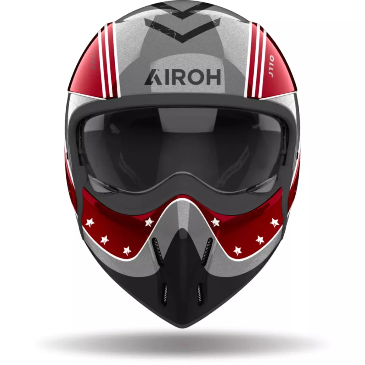 Airoh J 110 Command Burgundy Gloss Helmet