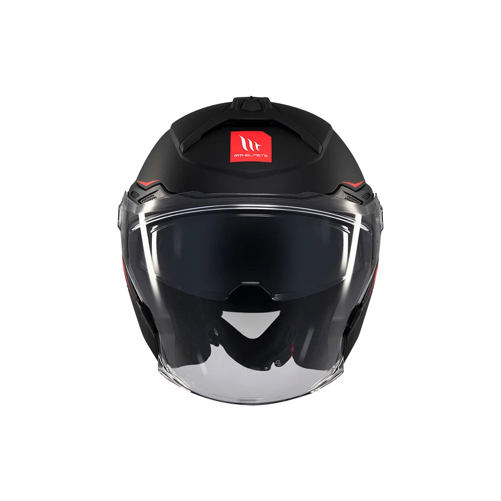 MT Helmets Cosmo SV Solid A1 Matt Black (DD-Ring)