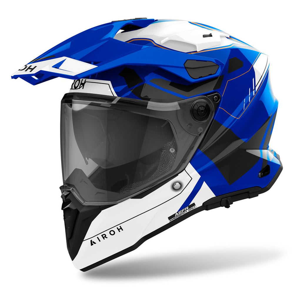 Airoh Commander 2 Reveal Blue Gloss Helmet