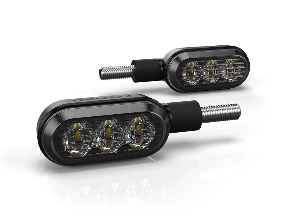 Denali T3 Switchback M8 LED Turn Signals - Front [DNL.T3.10000]